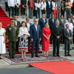 Presidente Abinader encabeza acto de homenaje a la Bandera Nacional