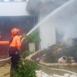 Defensa Civil apaga incendio repentino en hotel de Bayahibe