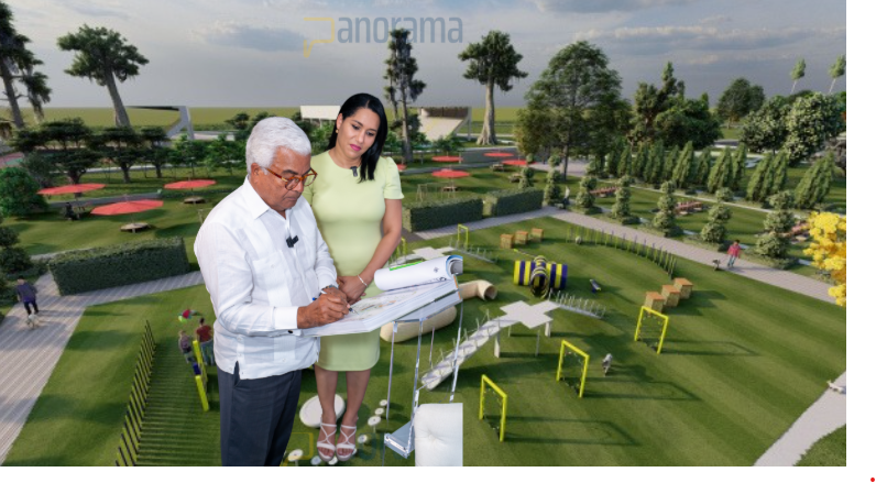 La activista Lorenny Solano junto al director del Consejo Estatal del Azúcar (CEA) y Bienes Nacionales, Rafael Burgos Gómez.
