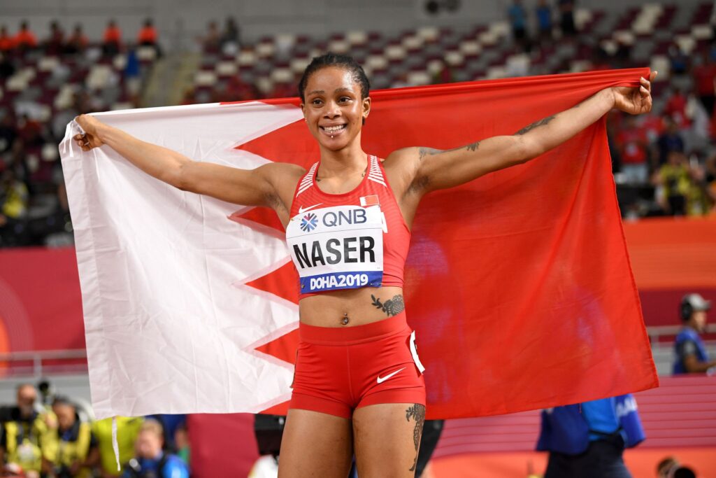 Salwa Eid Naser de Bahrain. (Foto por Matthias Hangst/Getty Images)