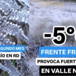 Valle Nuevo vuelve a registrar temperaturas muy bajas hoy