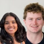 Joshua Riibe y Sudiksha Konanki.