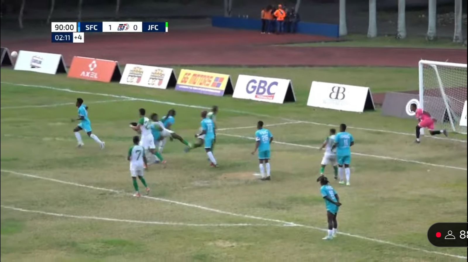 Salcedo FC logra su primera victoria en la LDF con marcador de 1-0 sobre Jarabacoa FC.