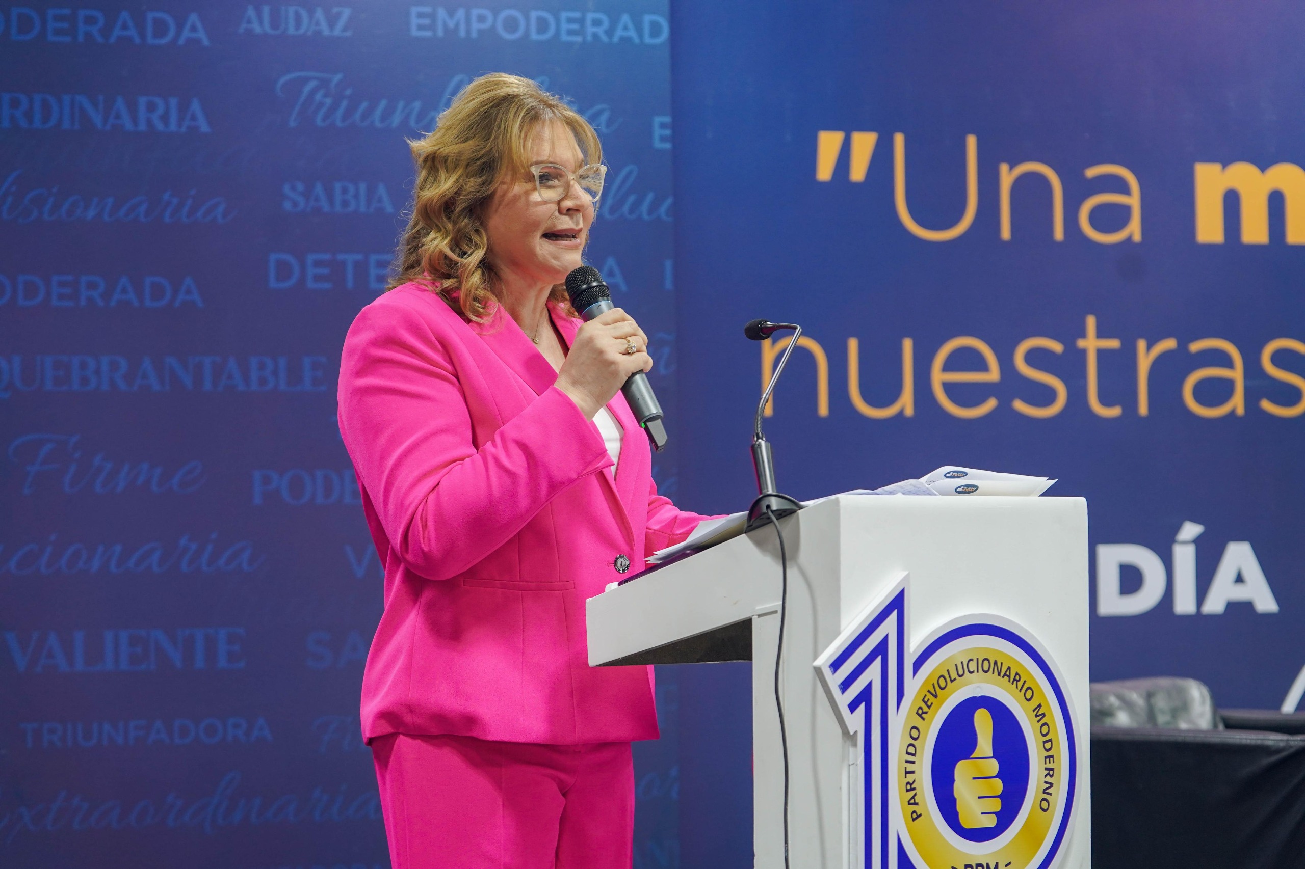 Presidenta del Frente Nacional de Mujeres del PRM, Yadira Henríquez