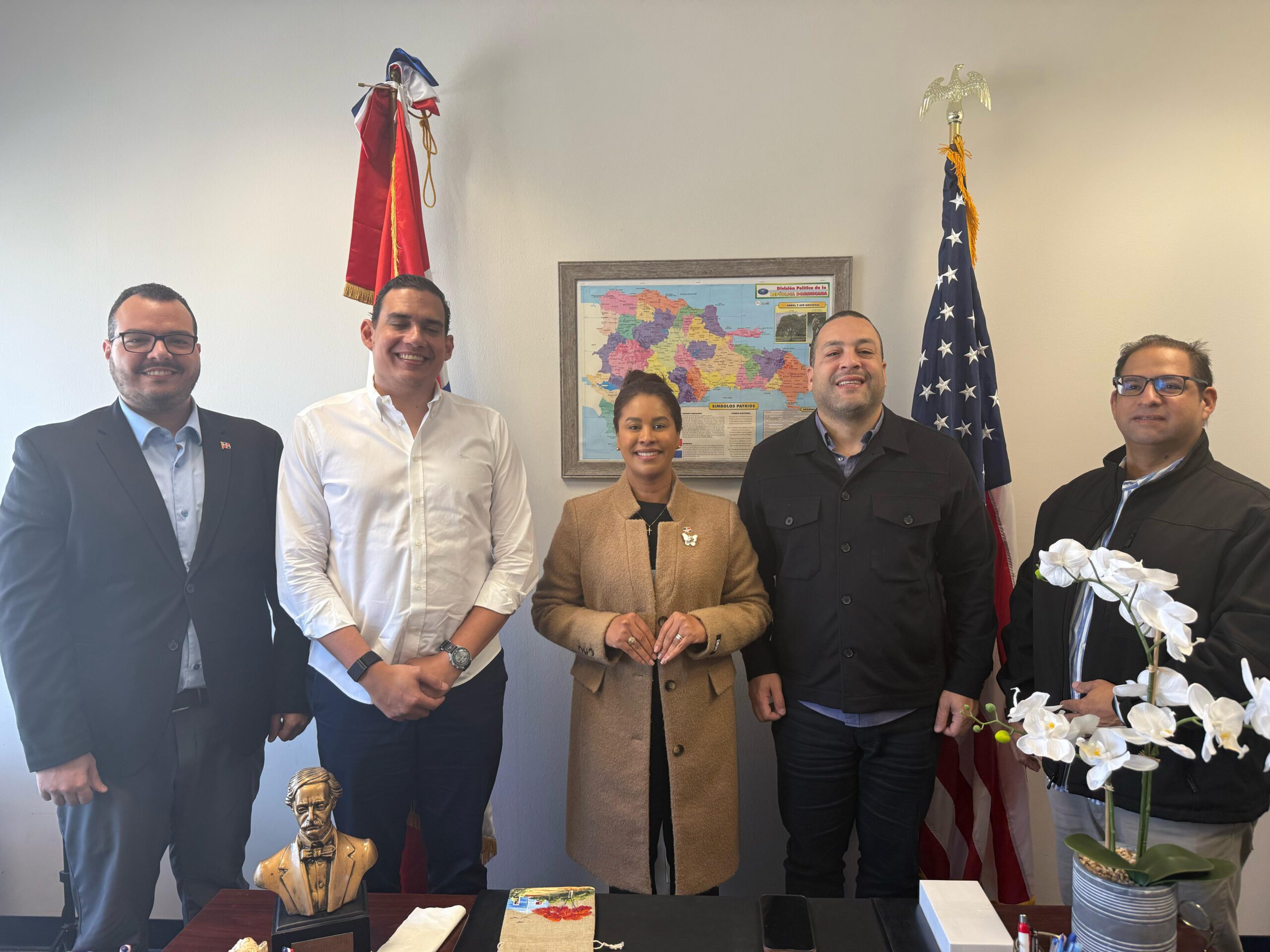 Consulado de RD en New Orleans recibe a representantes de Codopesca en el marco de la Trienal de Acuicultura