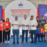 El Centro Deportivo Comunitario que contribuirá con el desarrollo deportivo e integral de los atletas de ese punto del país, además de que servirá de esparcimiento a sus habitantes.