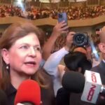 La vicepresidenta Raquel Peña