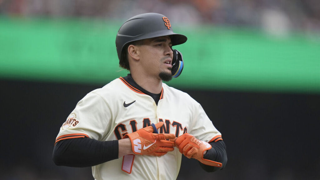Willy Adames de los Gigantes de San Francisco