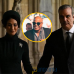 El presidente Luis Abinader y la primera dama, Raquel Arbaje