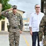 Presidente Luis Abinader en la frontera.