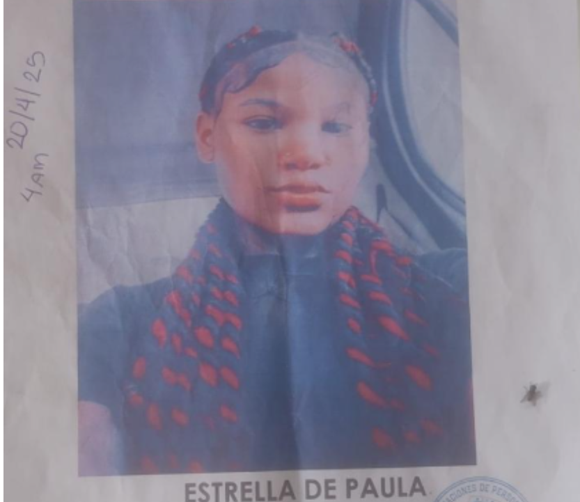Estrella de Paula, desaparecida