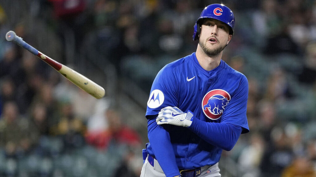 Kyle Tucker de los Cubs de Chicago