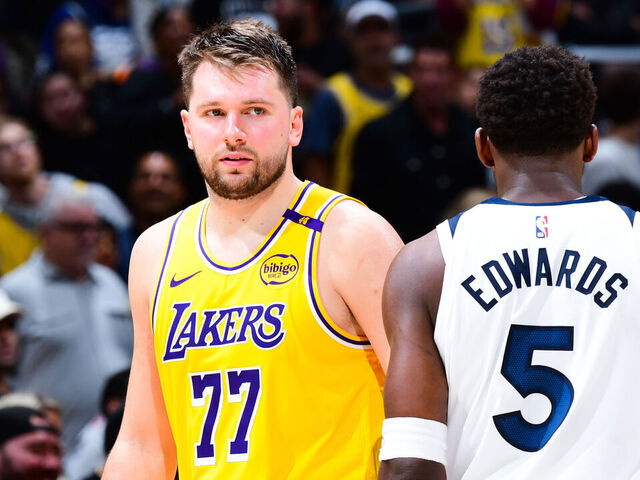 Luka Doncic clave en la victoria de los Lakers ante Minnesota.