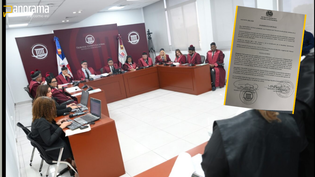 El Tribunal Constitucional (TC) fijó para el próximo 30 de abril el conocimiento de la acción directa de inconstitucionalidad contra la décima disposición transitoria de la Constitución de la República, la cual impide la postulación presidencial de Luis Abinader para un próximo mandato.