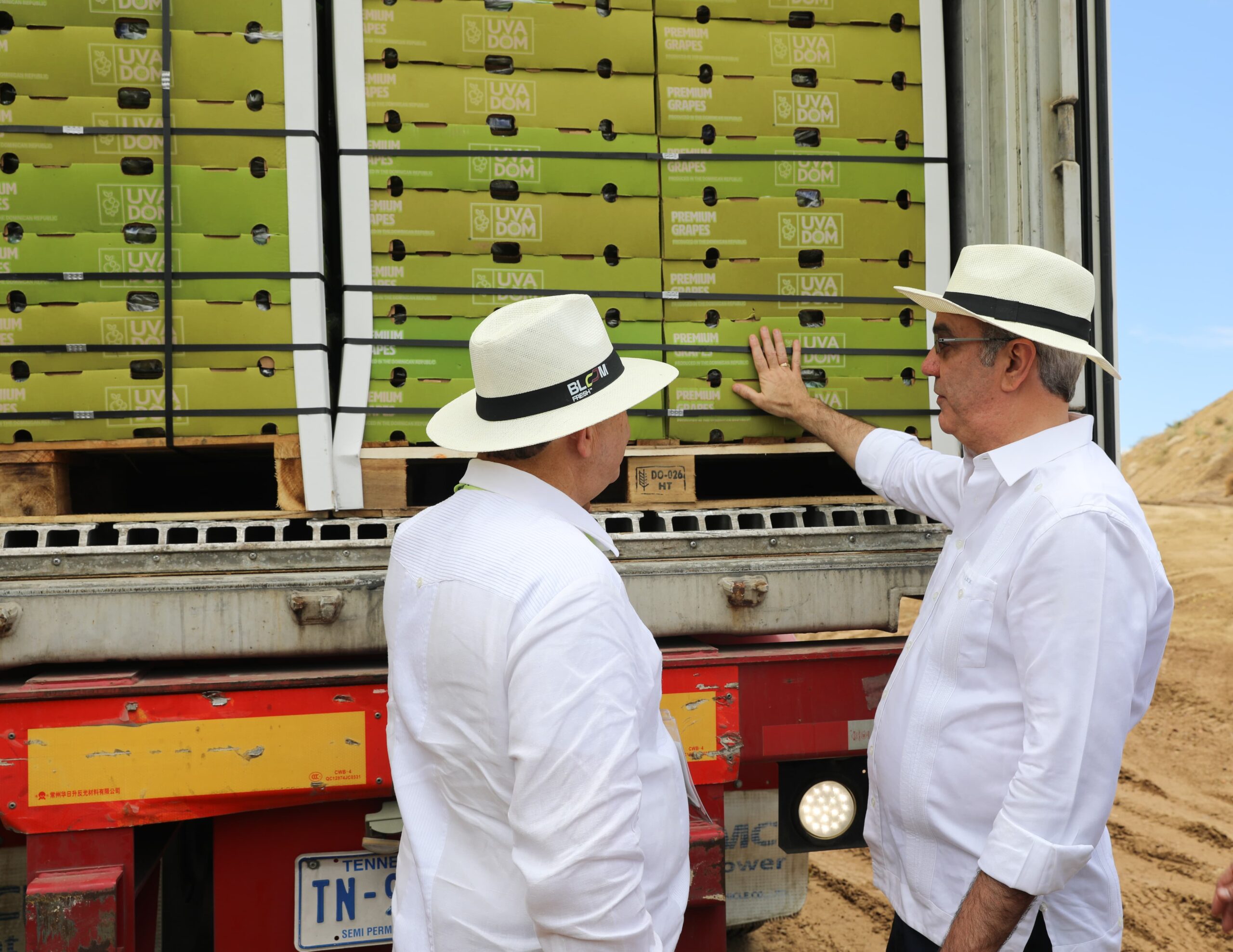 República Dominicana despacha primer contenedor de uvas de mesa hacia EE.UU.