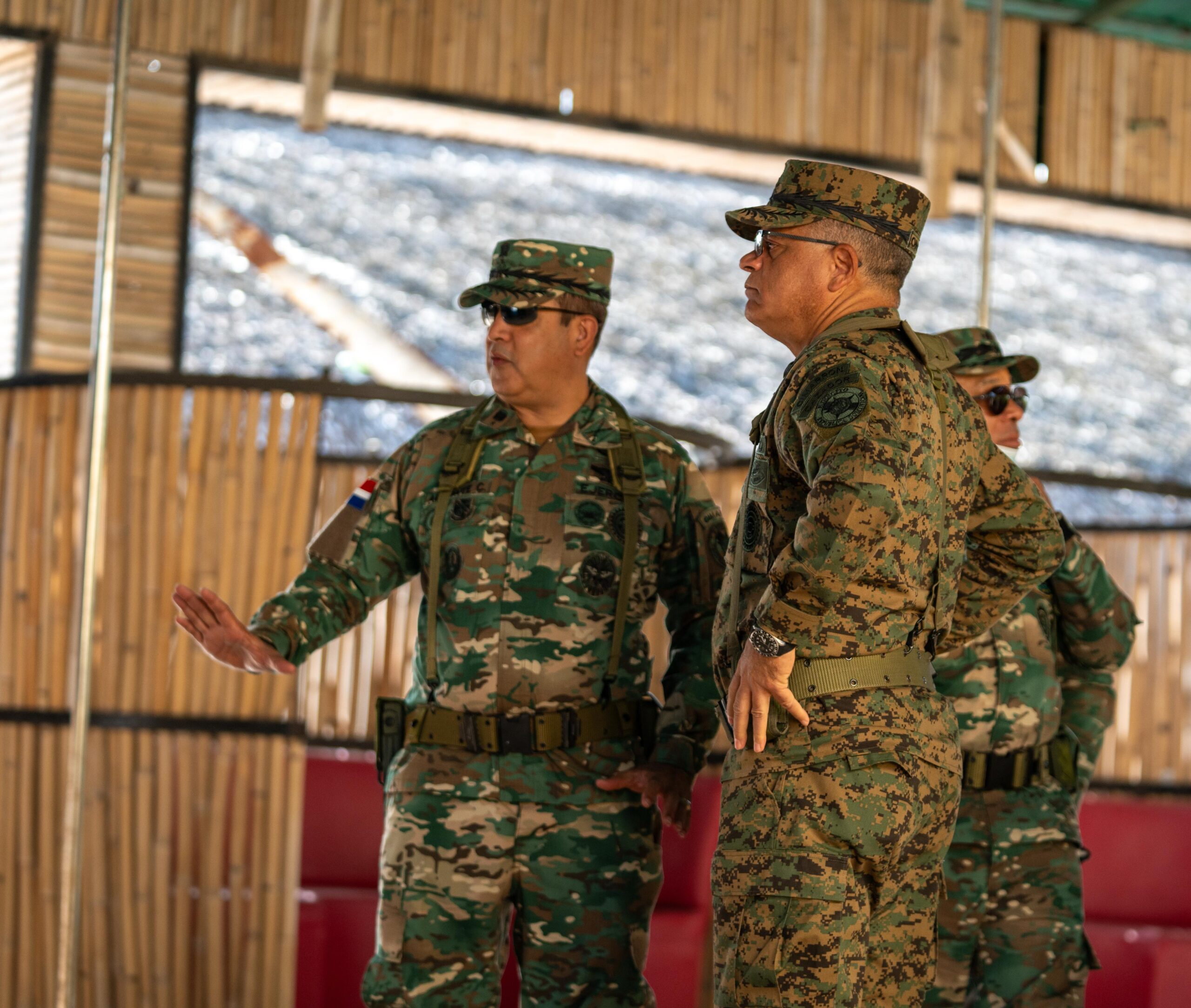 Ministro de Defensa supervisa operaciones de seguridad y control migratorio en Friusa y Mata Mosquito