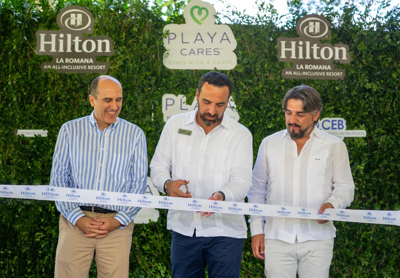 Hilton La Romana y CEB reafirman su compromiso con la sostenibilidad con la inauguración de su nuevo parque solar
