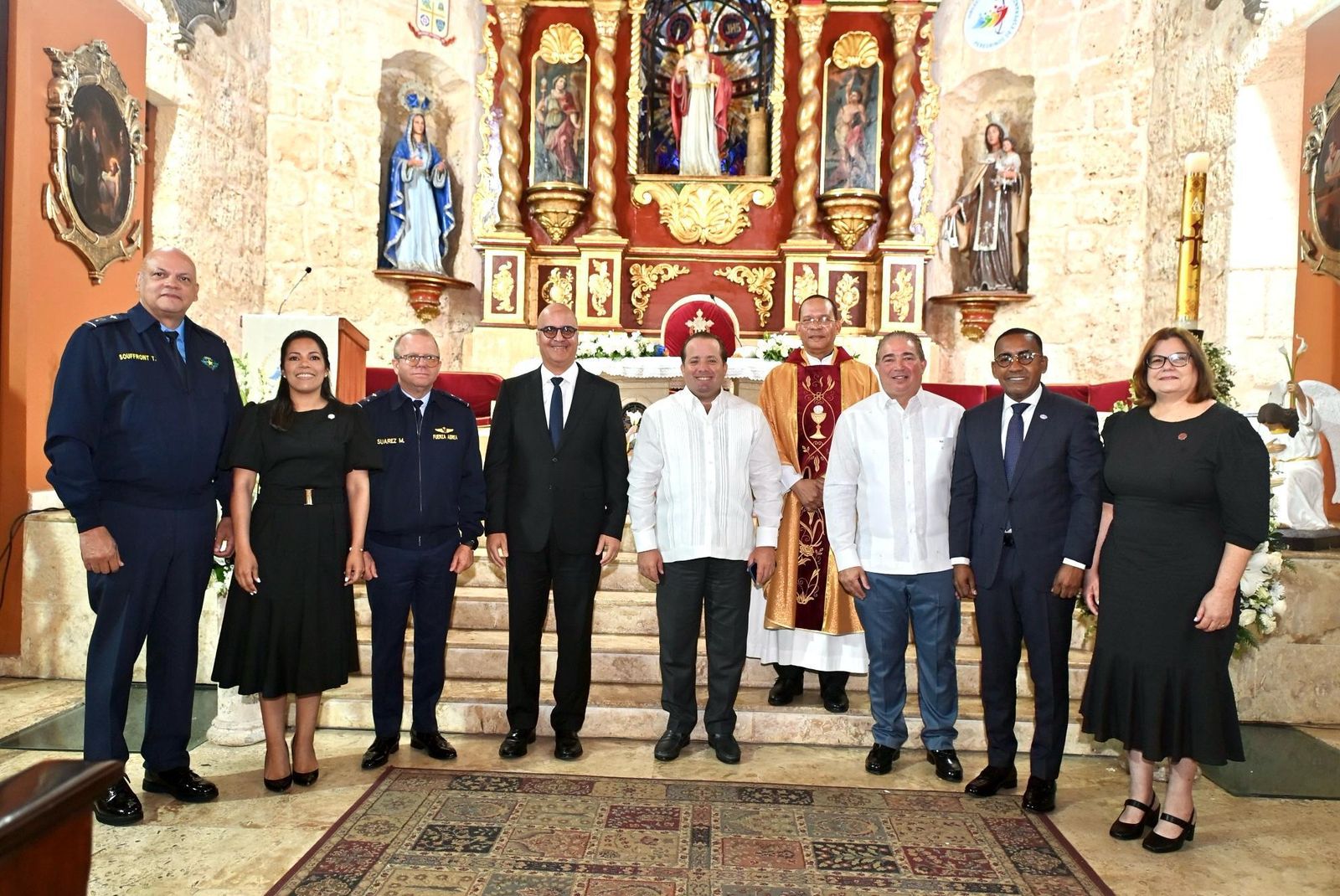 El aniversario fue celebrado con una misa de acción de gracias en la Catedral Castrense de Santa Bárbara, en la Ciudad Colonial