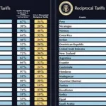 La República Dominicana fue incluida por el presidente Donald Trump en su plan de aranceles recíprocos, estableciendo una tasa mínima del 10% para los productos exportados por el país caribeño hacia Estados Unidos.
