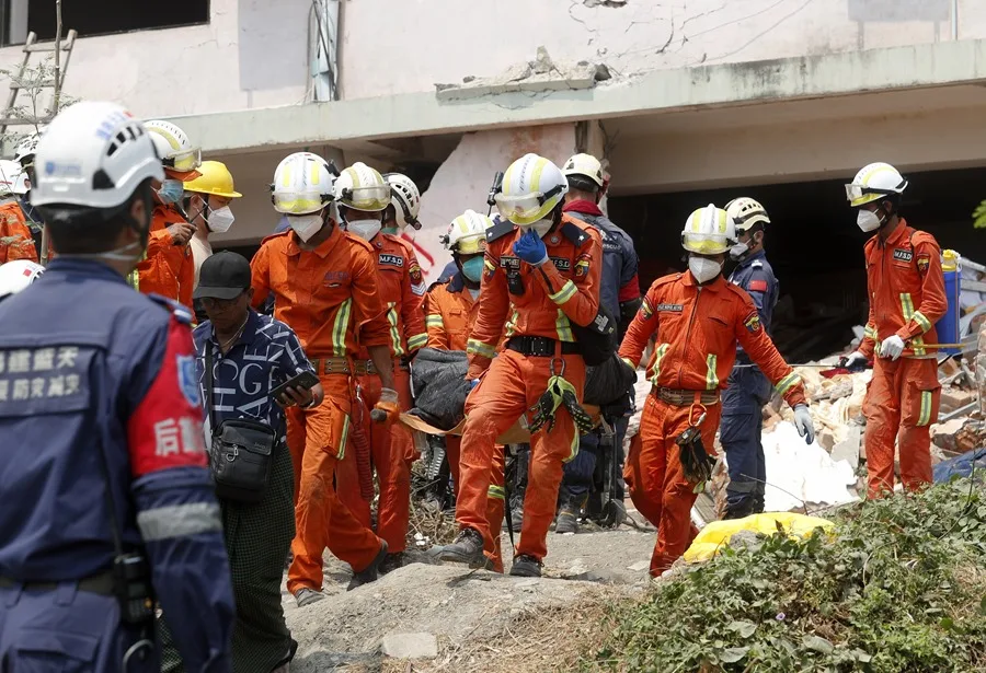 La OMS alerta de un alto riesgo de brotes de cólera en Birmania por el terremoto