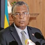 Canciller de la Mancomunidad de las Bahamas, Frederick Mitchell.