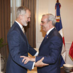 El presidente Luis Abinader y el Rey de España, Felipe VI