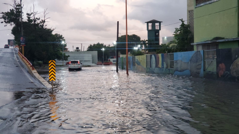 Inundaciones en Santo Domingo.