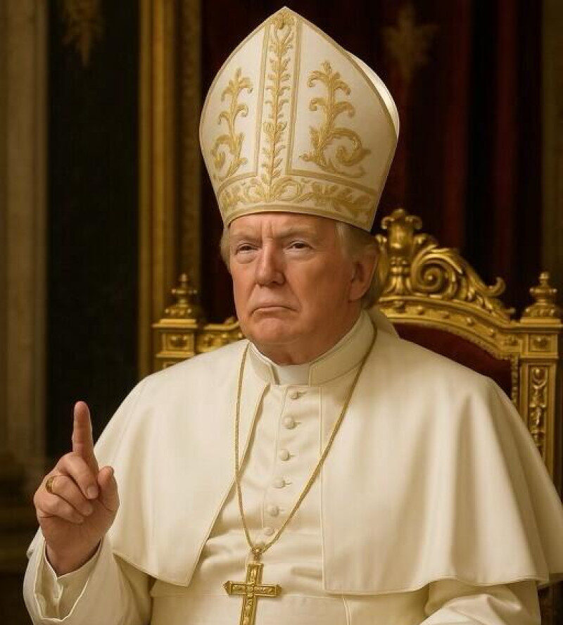 Trump comparte fotografía creada con IA simulando ser el papa