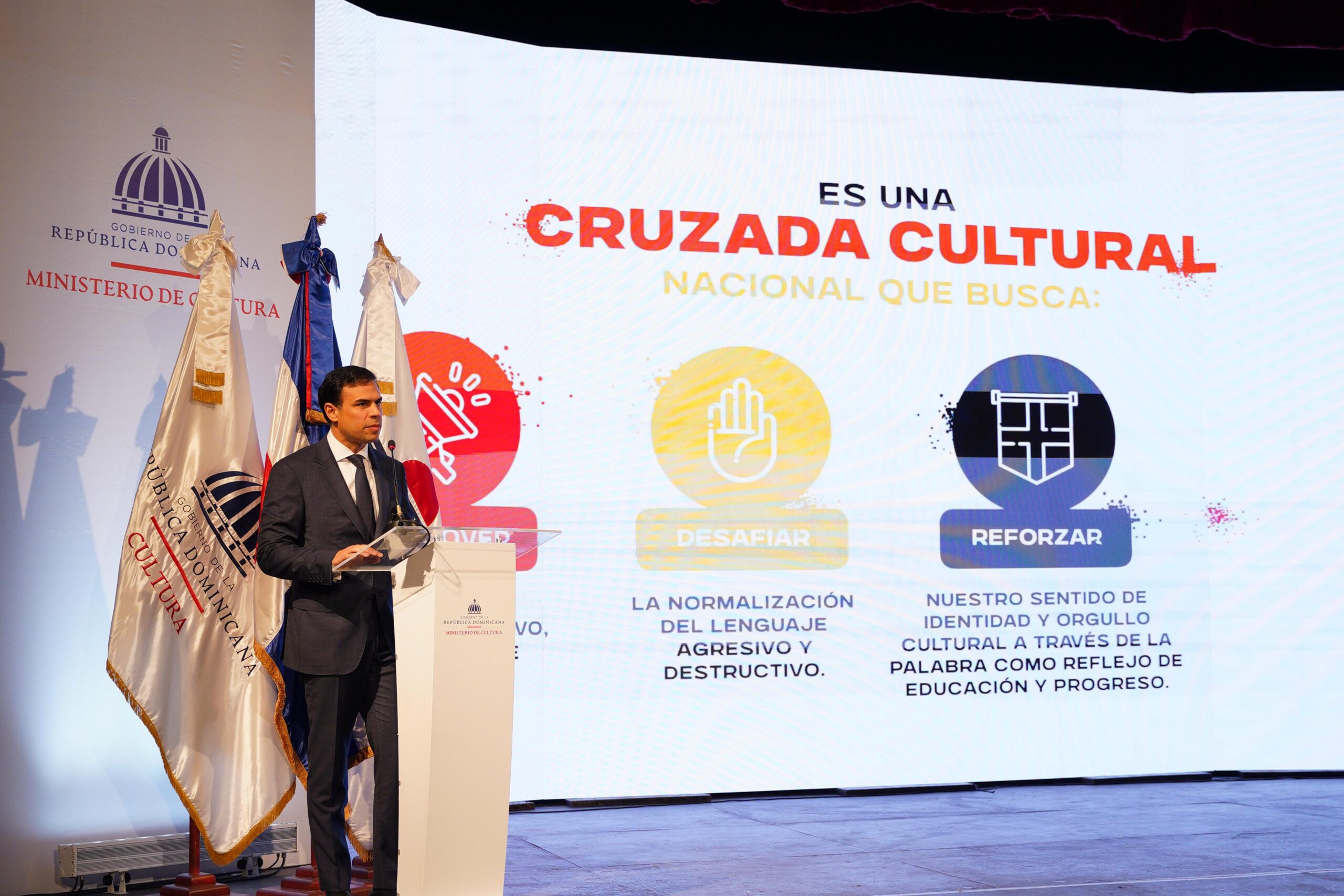 Ministro de Cultura, Roberto Ángel Salcedo / Fuente externa