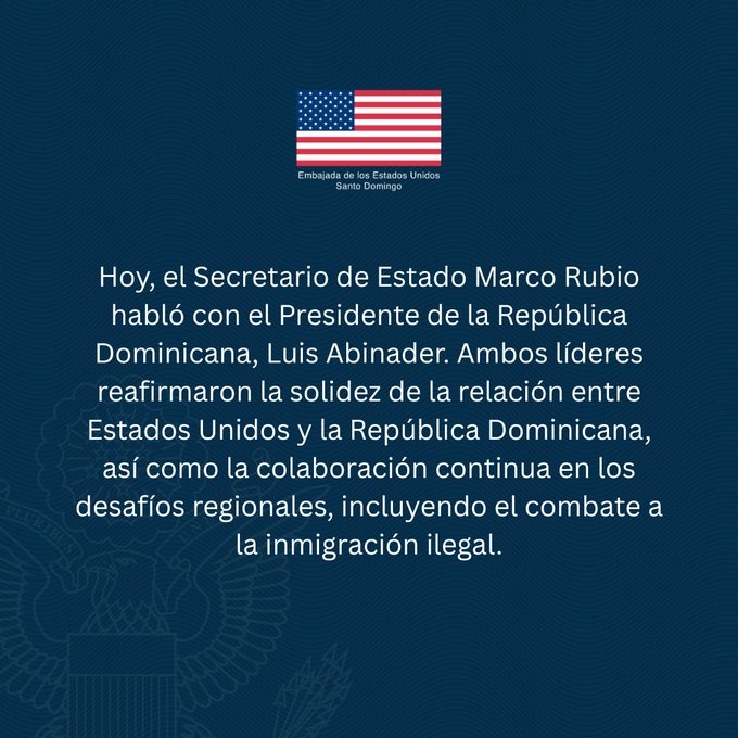 En la conversación ambos líderes refirmaron la colaboración continua en los desafíos regionales, incluyendo el combate a la inmigración ilegal.