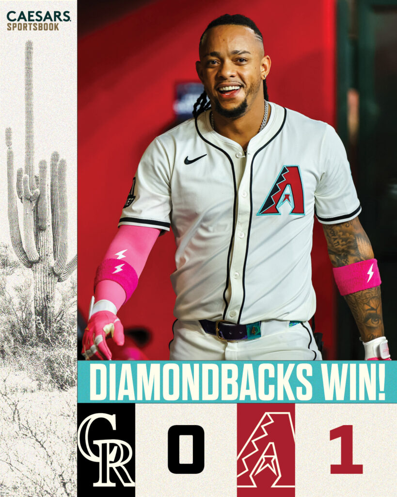 El dominicano Ketel Marte, de Arizona Diamondbacks, fue el héroe ofensivo luego de conectar su quinto jonrón. 