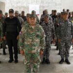 Parte de los nuevos agentes que reforzarán la seguridad en Ciudad Juan Bosch