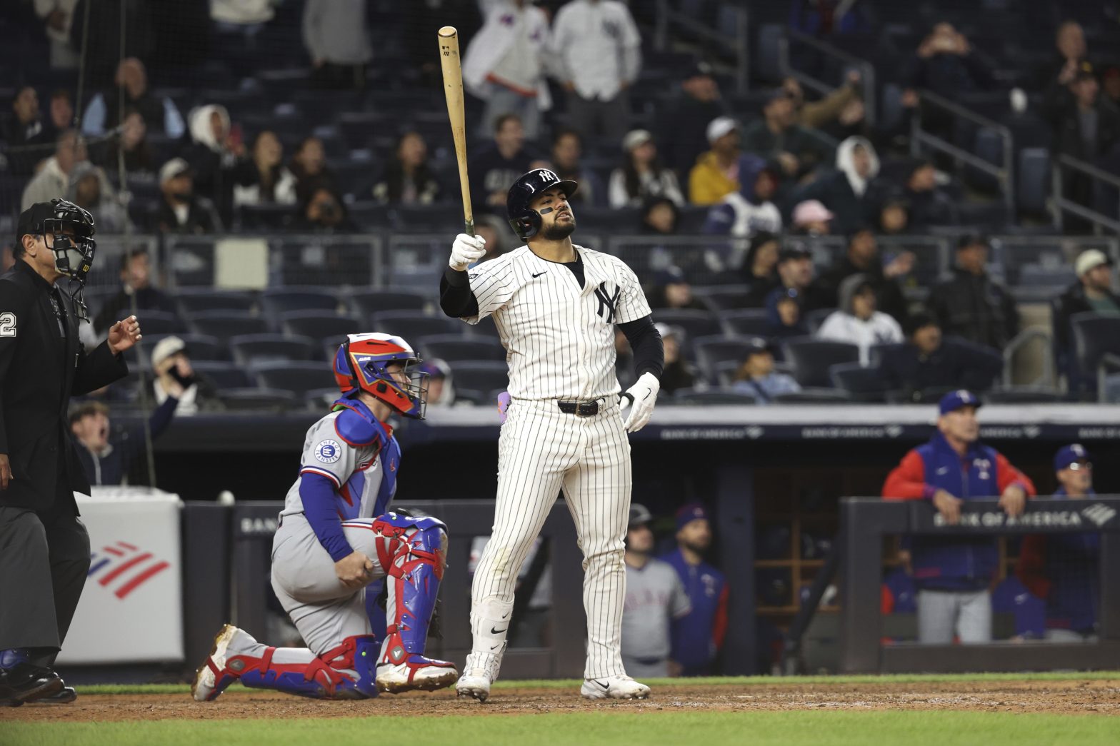 Jasson Domínguez de los Yankees de Nueva York