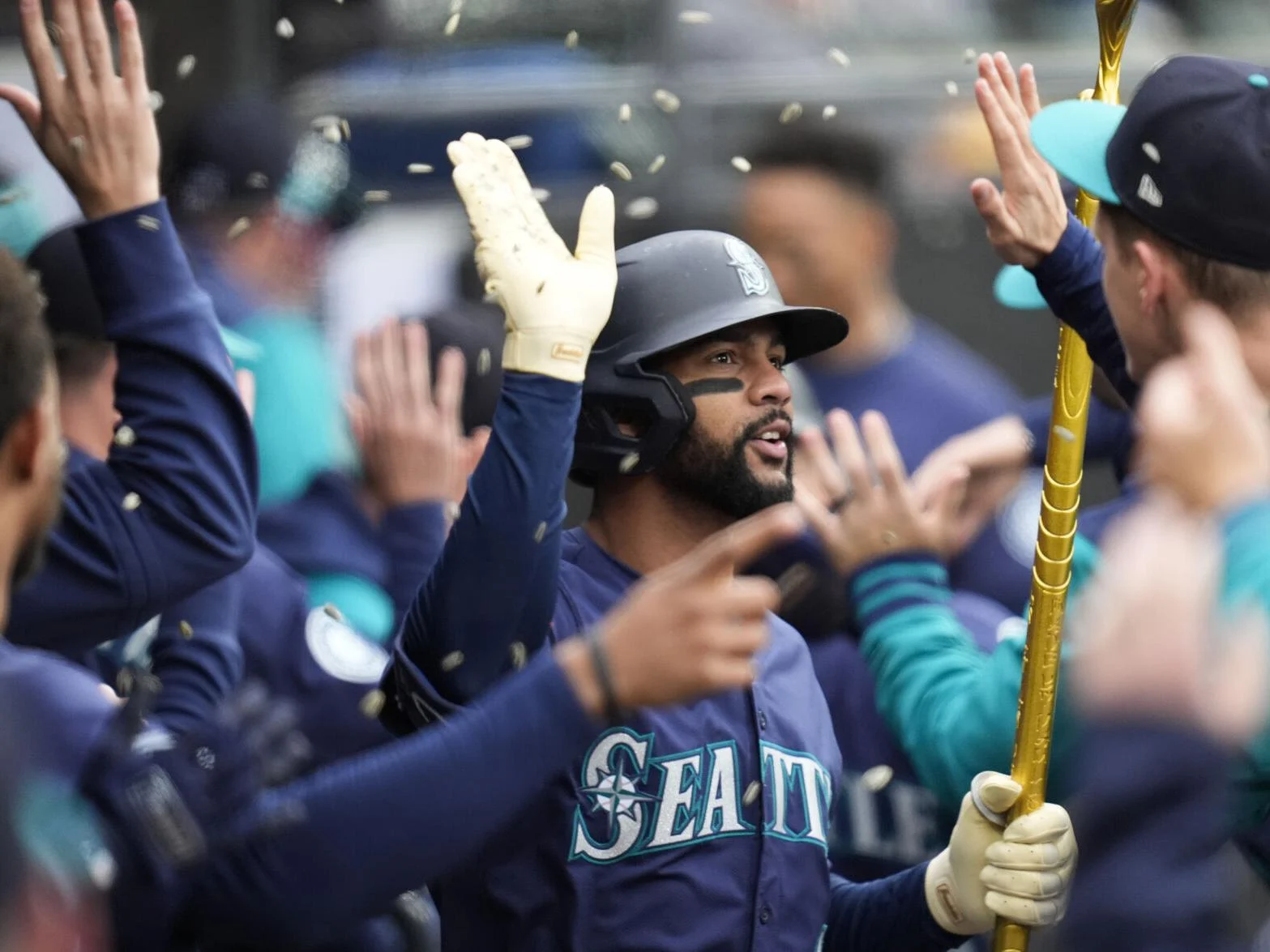 Leody Taveras fue el héroe de los marineros de Seattle