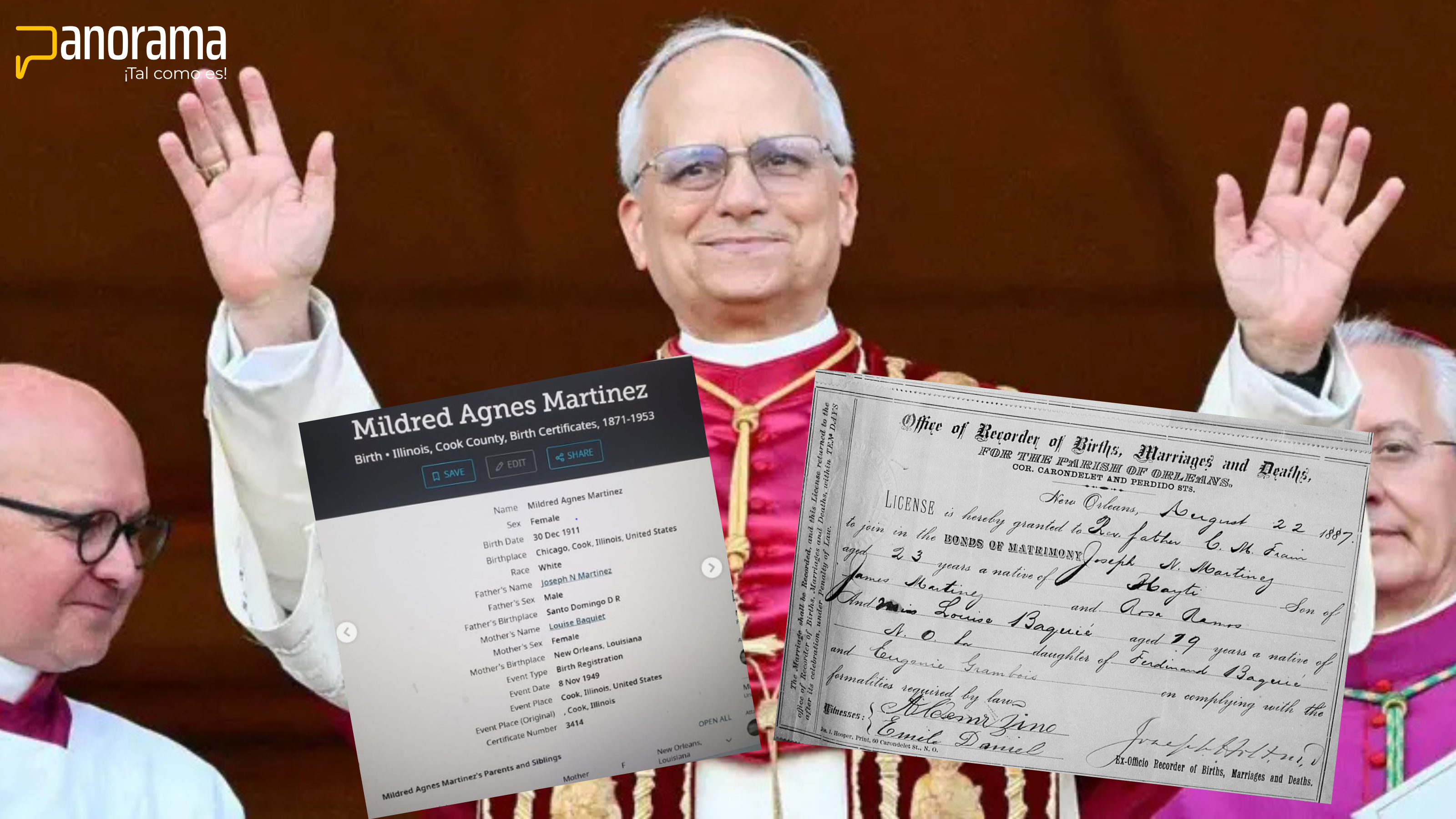La elección del papa León XIV ha generado interés por sus raíces familiares, en especial por el origen de su abuelo materno.