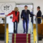 Video muestra incidente de pareja entre Macron y su esposa
