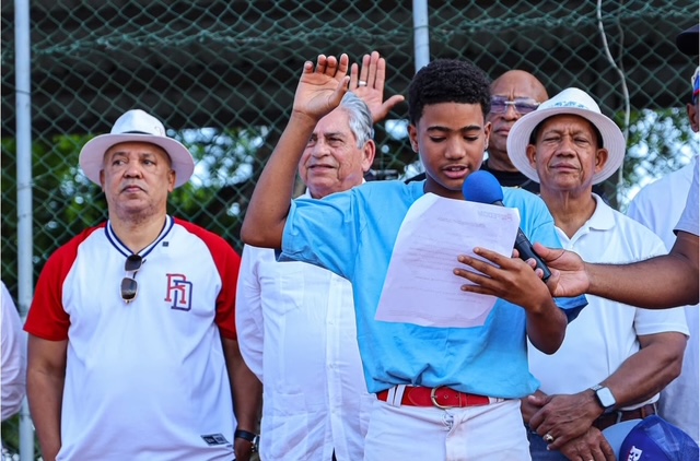Said Matías tuvo a su cargo el Juramento a los Atletas.
