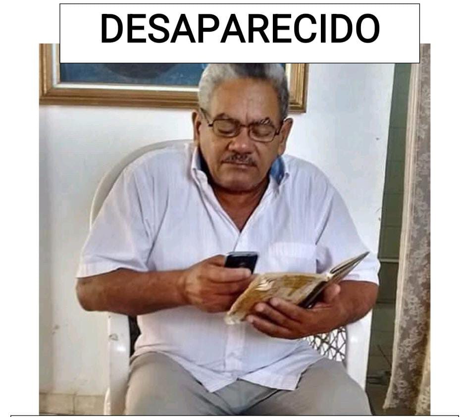 Familiares informan desaparición de un pariente