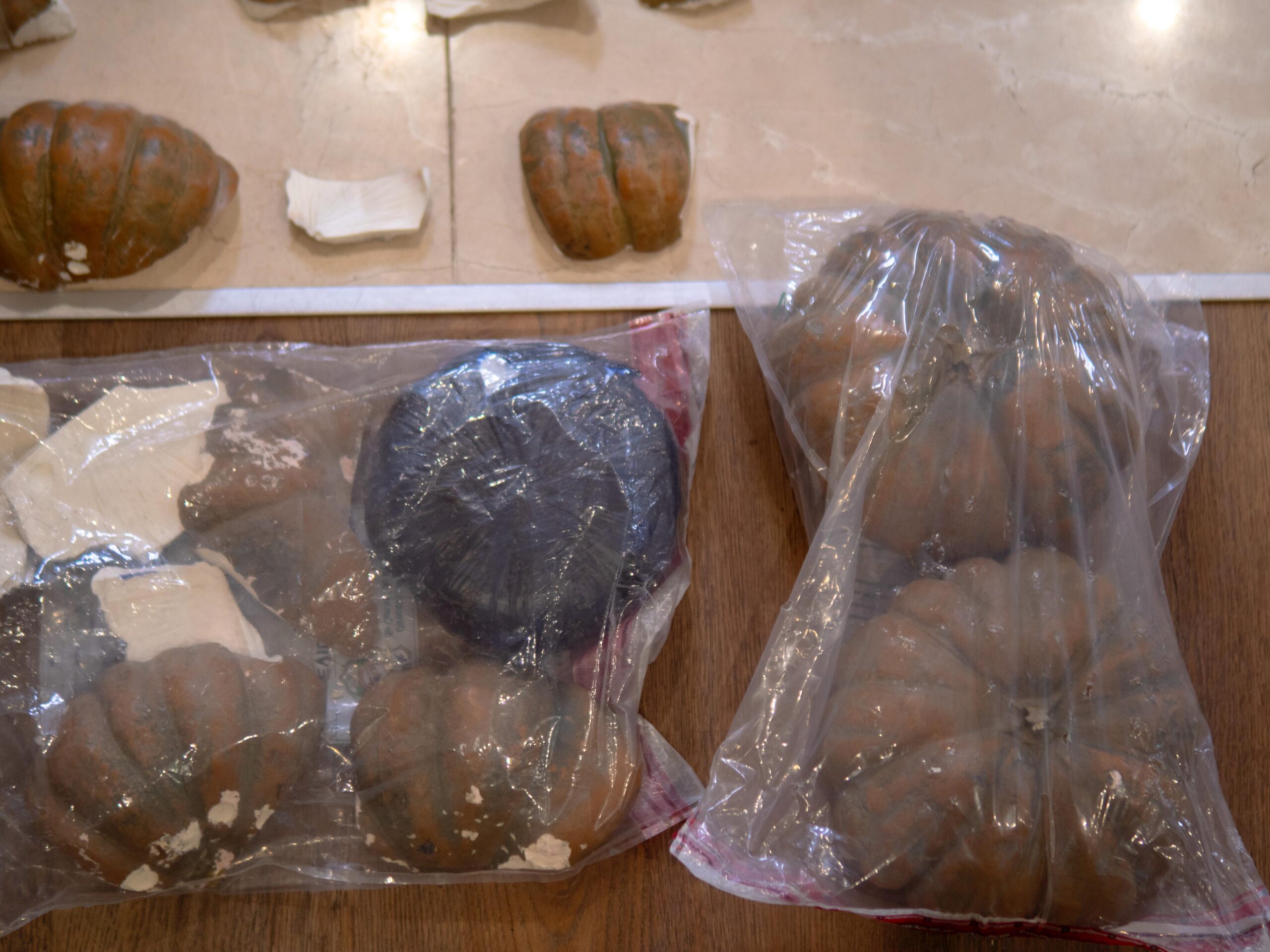 Cargamento confiscado de auyamas plásticas tuvo un peso de 624 kilogramos de cocaína