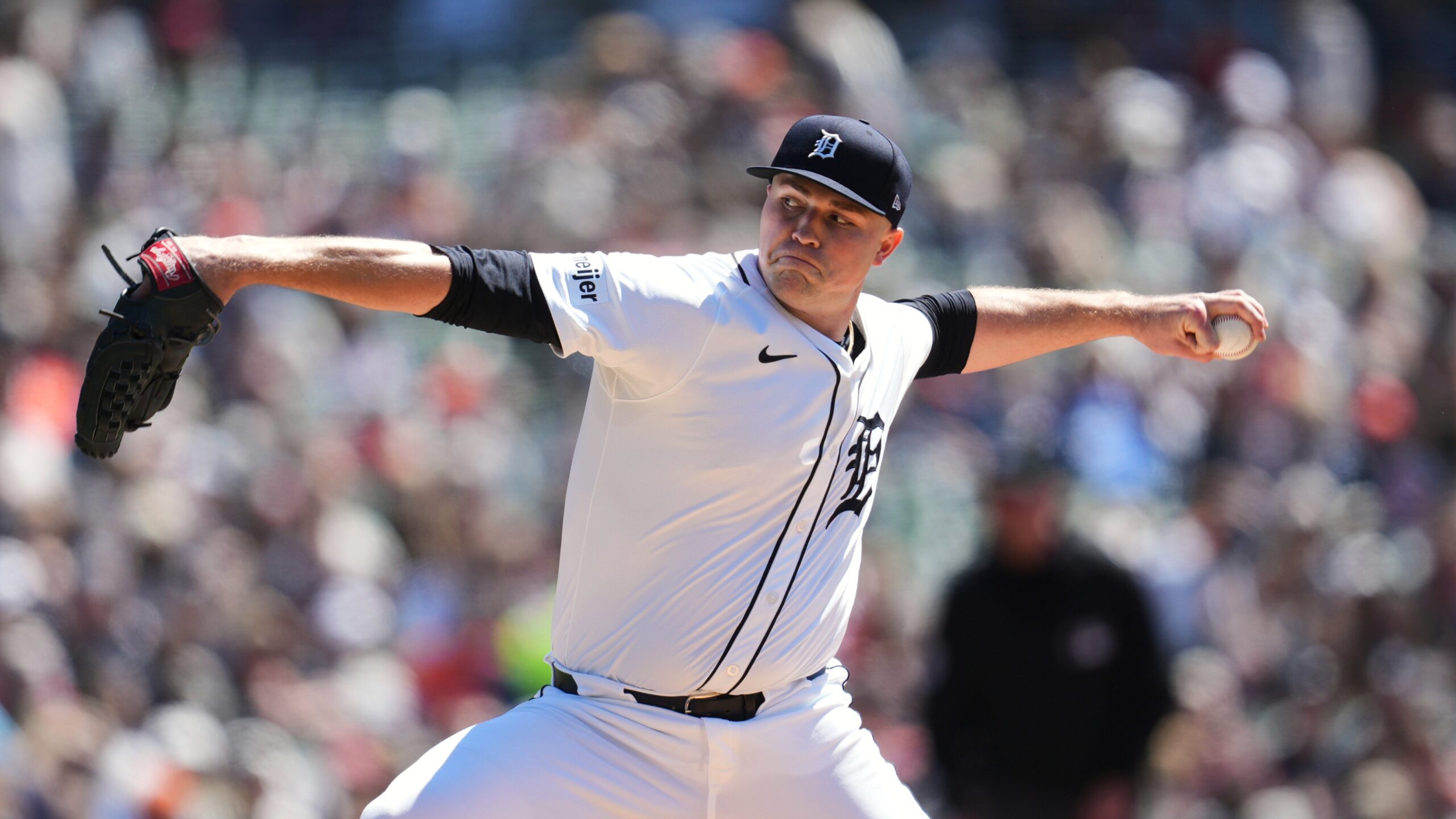 Tarik Skubal, lanzador de Detroit, lanza juego completo de 13 ponches y 94 pitcheos, es el primero con estos numeritos.