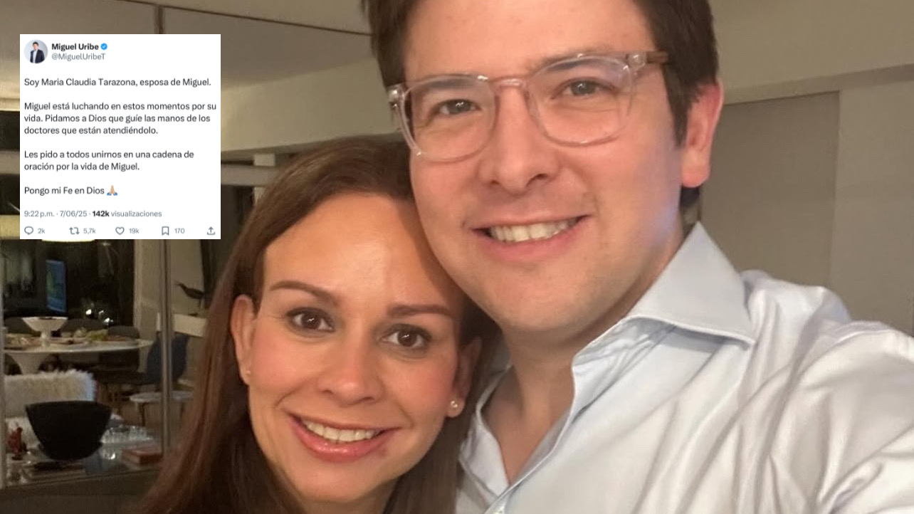 María Claudia Tarazona, esposa del senador y precandidato presidencial Miguel Uribe Turbay / Fuente externa