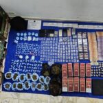 Objetos ocupados en Capotillo durante operativos / Fuente externa