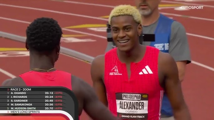 Ogando gana en los 200 metros