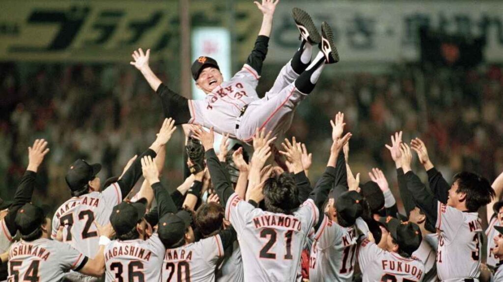 Shigeo Nagashima durante su participación como dirigente del seleccionado japonés.