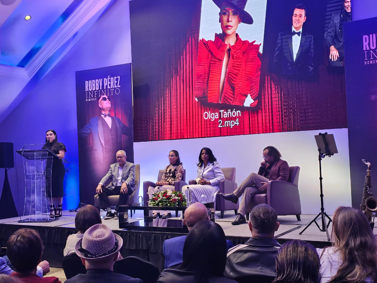Eliezer Pérez, Aidita Selman, Lidia Pérez y Alberto Zayas, ofrecen detalles de “Rubby Pérez Infinito” / Karina Jiménez