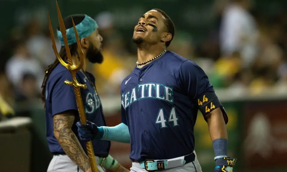 Julio Rodríguez de los Marineros de Seattle.
