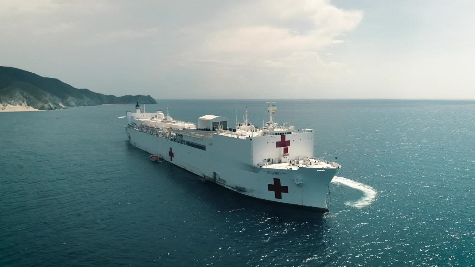 Buque hospital USNS Comfort de la Armada de los Estados Unidos / Fuente externa