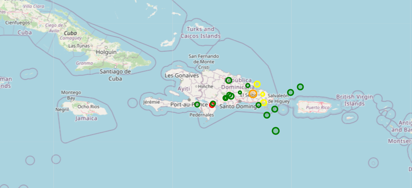 Sismo de magnitud 4.0 se registra al noreste de Hato Mayor