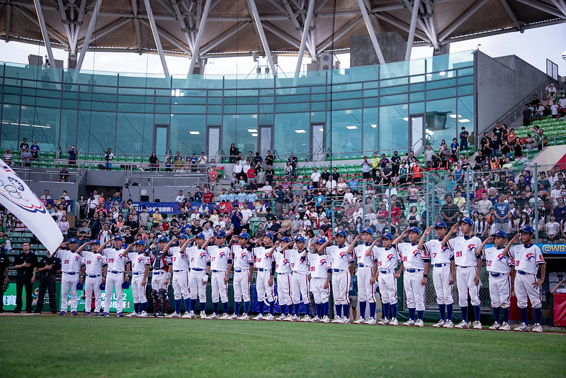 Equipo anfitrión, China-Taipei durante ceremonia de apertura.