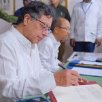 El presidente colombiano Gustavo Petro viajará a Haití este viernes 18, siendo su segunda visita este año a la nación caribeña. Se acuerdo a medios internacionales se trata de un encuentro de apoyo a las autoridades de la nación sumida en violencias e inseguridad.